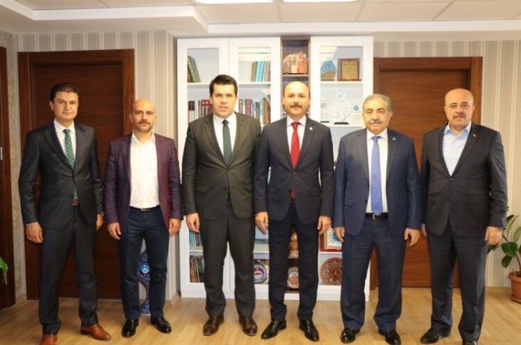 Makedonya Devlet Bakanı Elvin Hasan, Türk Eğitim Sen Genel Merkezini Ziyaret Etti.