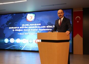 Uluslararası Avrasya Eğitim Sendikaları Birliği’nin 3’üncü Olağan Genel Kurulu Ankara’da Yapıldı.