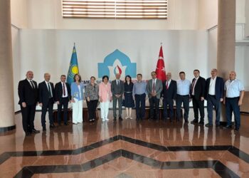 Uluslararası Avrasya Eğitim Sendikaları Birliği (UAESEB) 15. Temsilciler Kurulu Toplantısı Kazakistan’da Gerçekleştirildi.