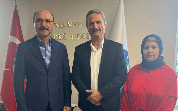 Irak Türkmen Eğitimciler Öğretmen Örgütü Başkanı ve Kerkük Eğitim Genel Müdür Yardımcısı Genel Başkan Geylan’ı Ziyaret Etti